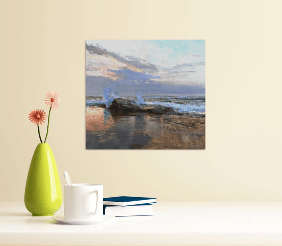 The sound of the waves