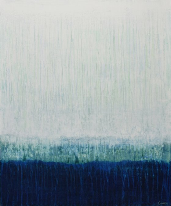 Arctic Blue - Minimalist Abstract Artwork
