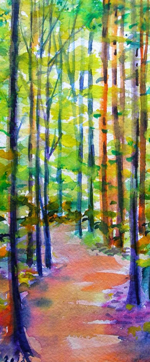 Forest path, 2018 by Maja Grecic