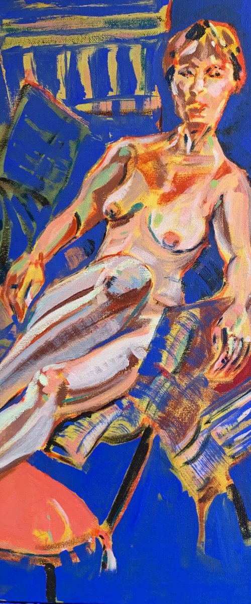 "Warm Nude in a Cool Room" by Hanna Bell