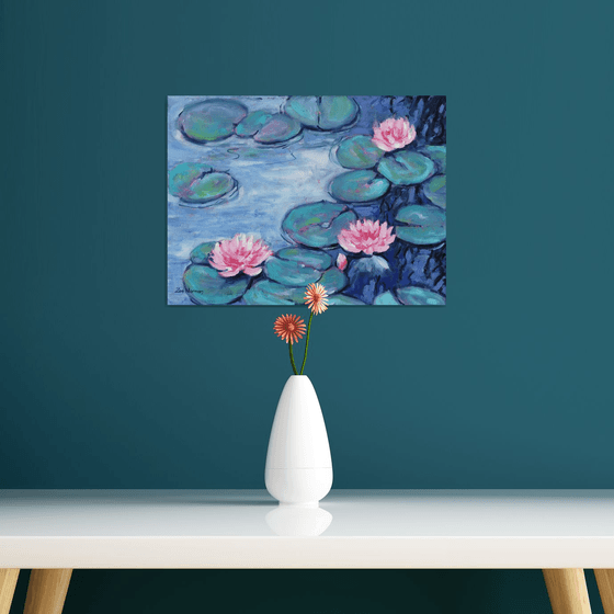Pink Waterlilies