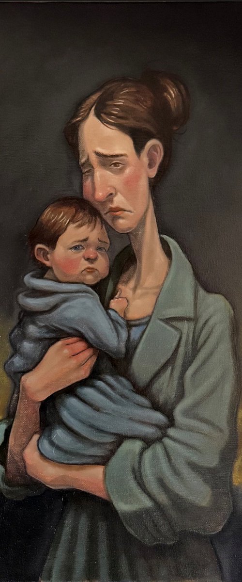 Madonna and Child by Pete Conroy