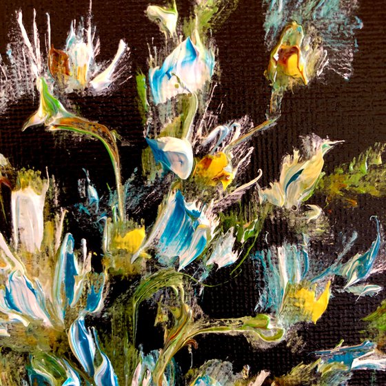 SUMMER GREETING - Daisies, white flowers, bouquet of daisies, wildflowers, delicate bouquet