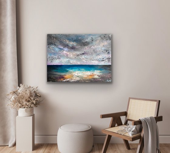 Light at the end of the tunnel 2 - Landscape Painting