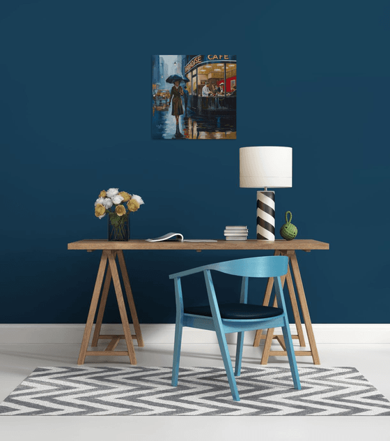 Rain at Paradise Café