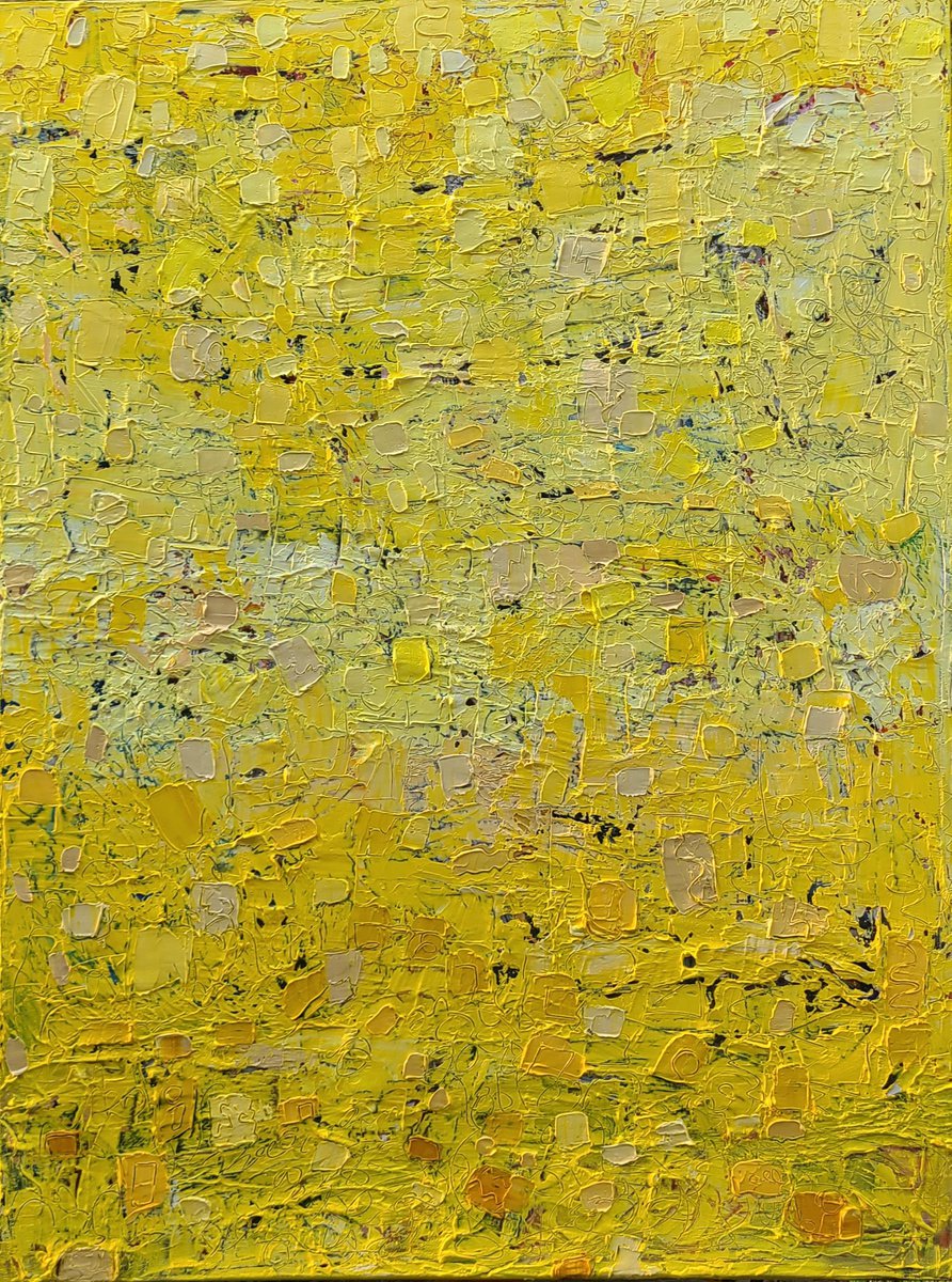 Naturally abstract yellow by Stacy Neasham