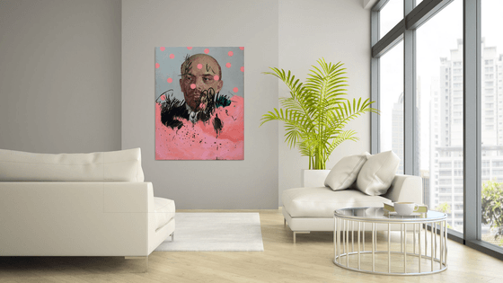 Lenin with Pink Circles