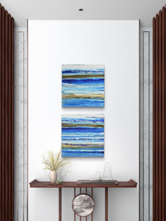 Aqua 11 (Diptych)