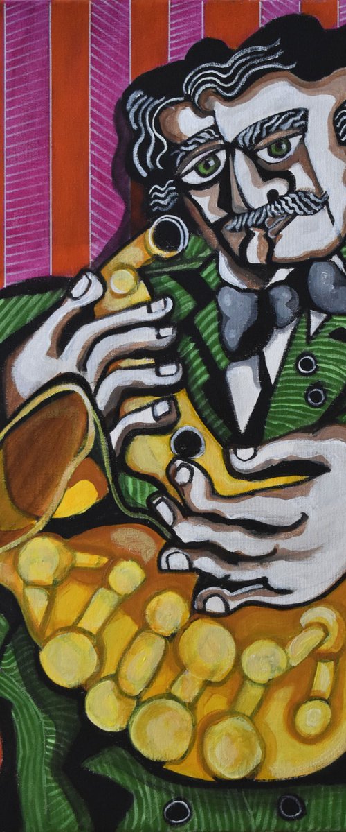 Man and Sax 25 by Nagui
