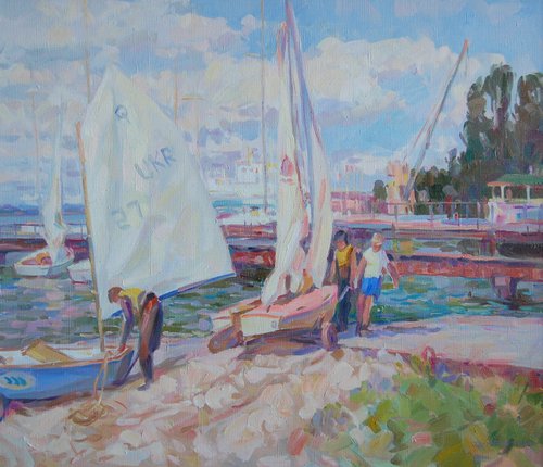 At the Yacht Club by Dmitry and Olga Artym