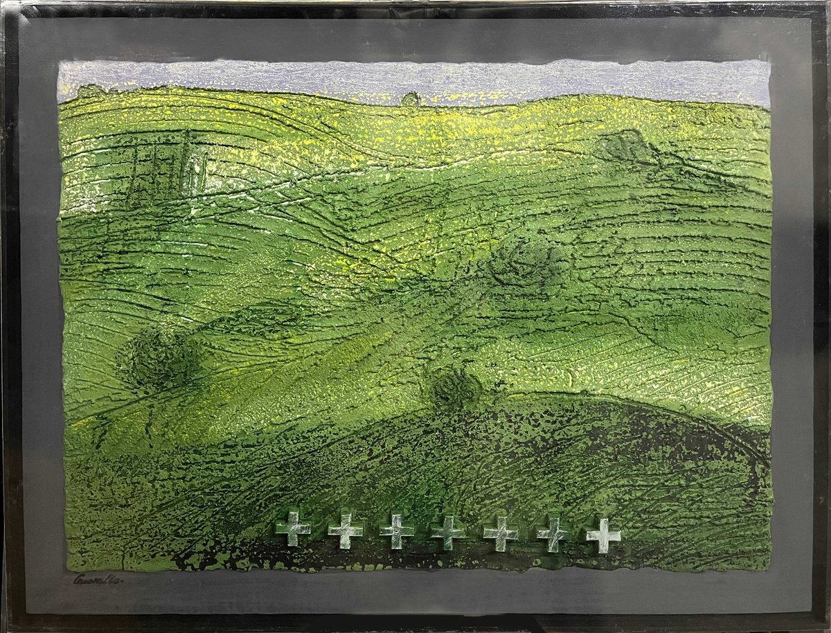 Landscape By Gastone Cecconello, 31 X 24, Artwork For Sale On Artfinder