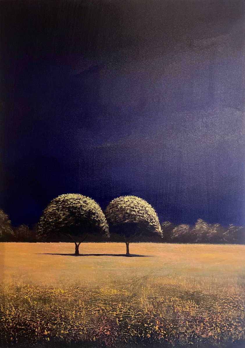 2 Trees in the stillness by Simon Jones