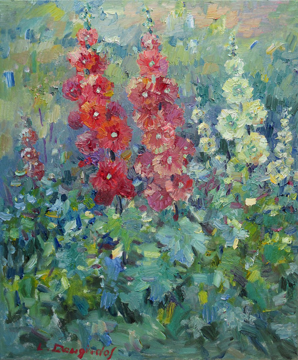 Rose-mallows by Liudvikas Daugirdas