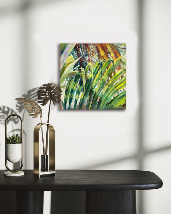 Tropical Symphony Of Colours. Diptych