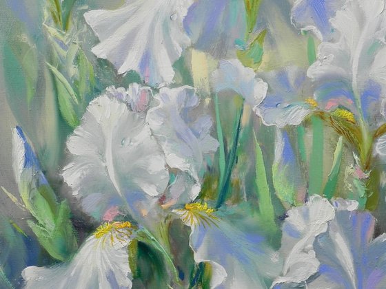 "Irises" Original art