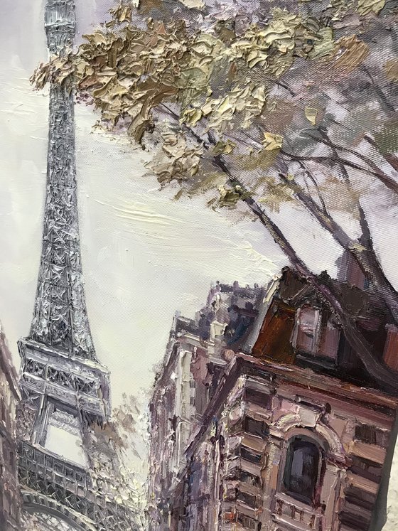 "Paris"original oil painting