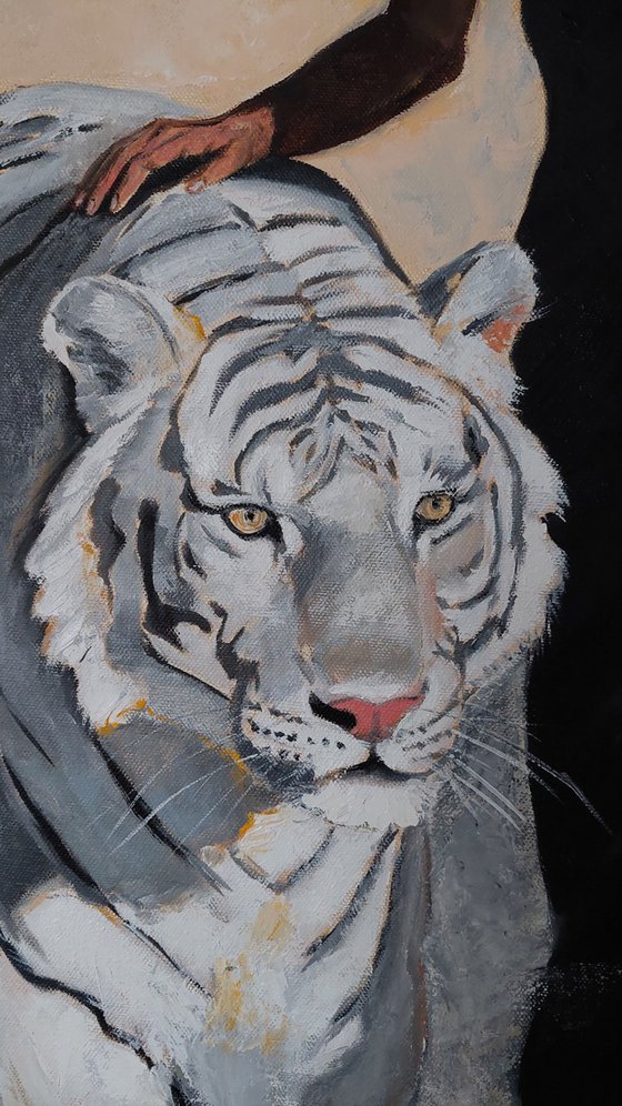 White Tiger, Black Dress