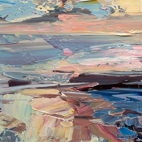 Beach at sunset