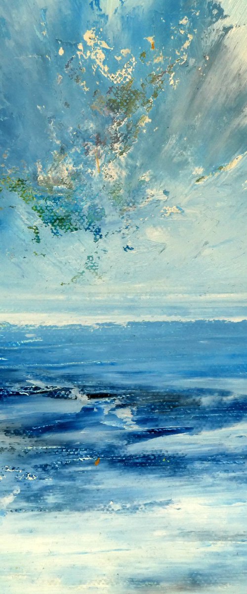 Cloudy Seascape by oconnart