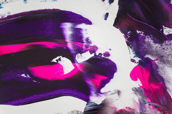 Deep purple, 200x90 cm