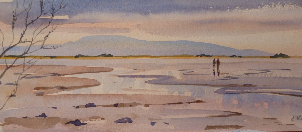 Low Tide at Dollymount by Maire Flanagan