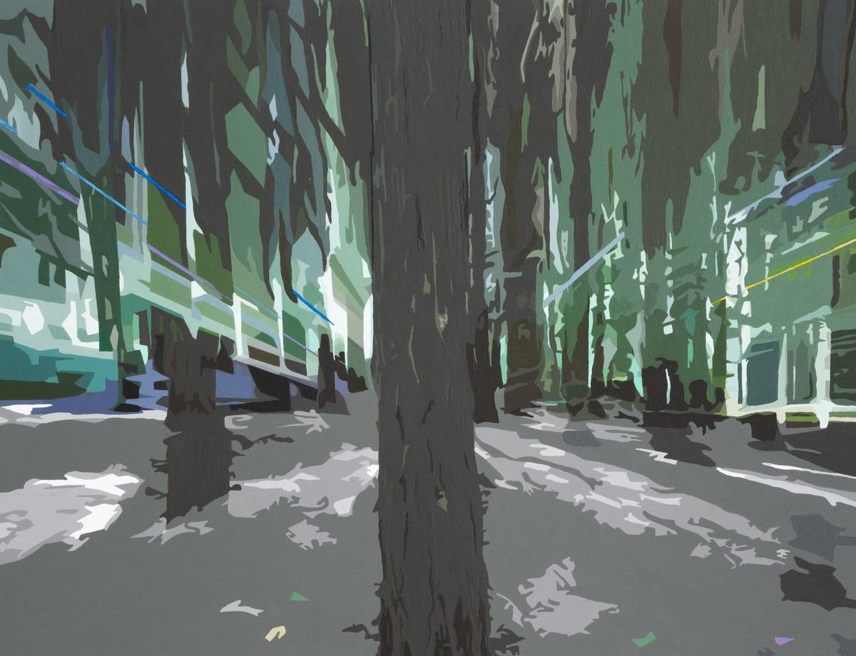  Magical Forest By Sarah Teasdale, 31 X 24, Artwork For Sale On Artfinder