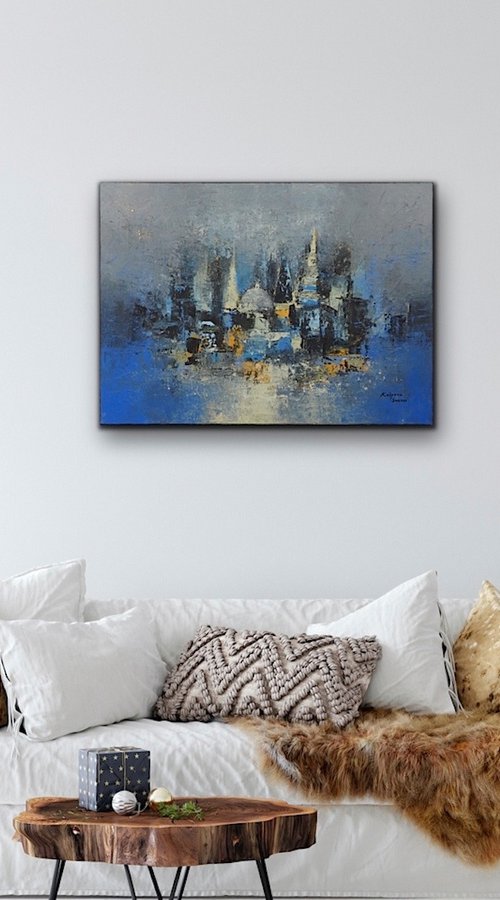 Magical Metropolis  (Large, 110x80cm) by Kalpana Soanes