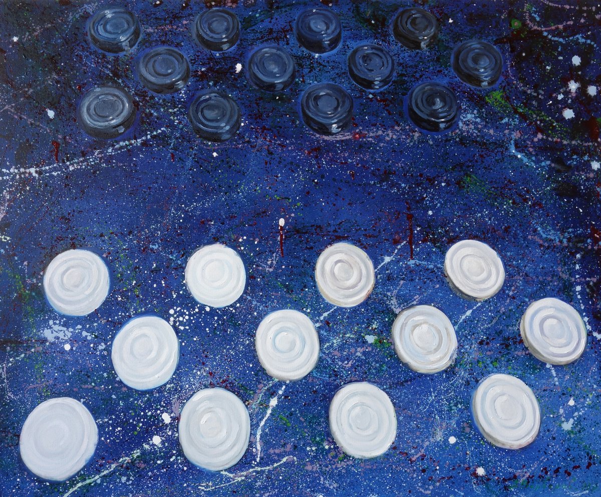 Impressionistic Still Life Oil Painting By Anatolii Varvarov, 37 X 30, Game, Original Artwork