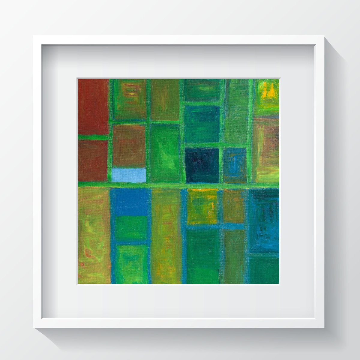Abstract Giclee Print , Great Expectations By Thomas Hjelm, 17 X 17, Artwork For Sale On Artfinder