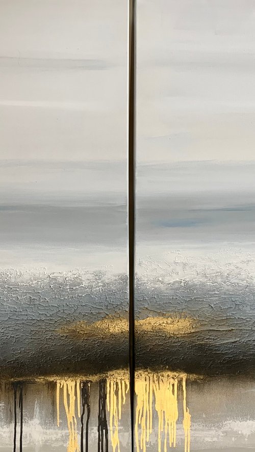 The Journey XL Diptych by Sarah Berger