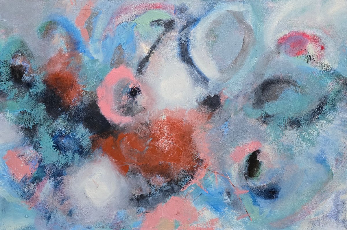 Expressive Oil Painting , When Tenderness Appears By Faith Patterson, 36 X 24, Artwork For Sale On Artfinder