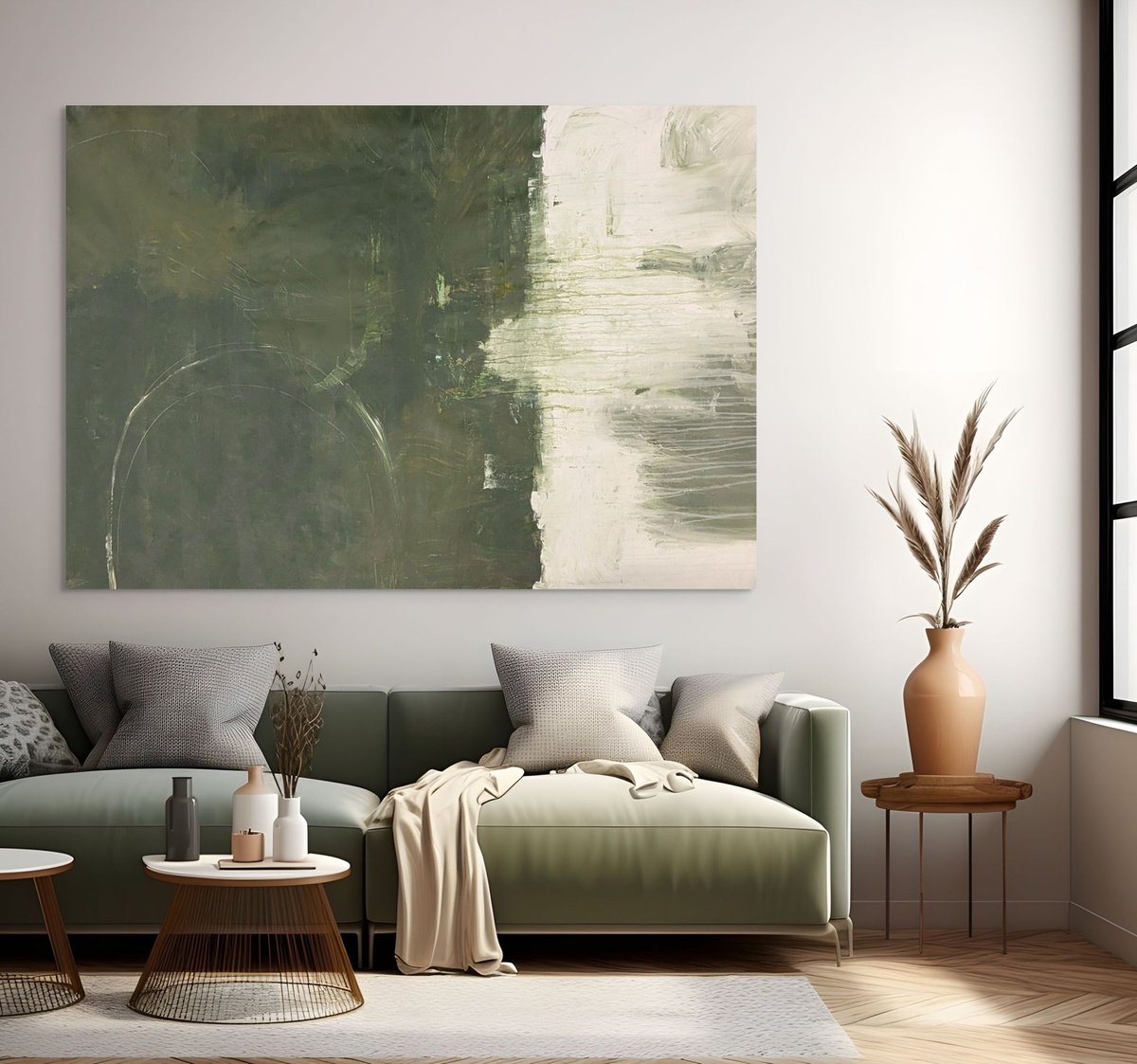 Deep Green 1 By Carla Cassidy, 58 X 43, Artwork For Sale On Artfinder