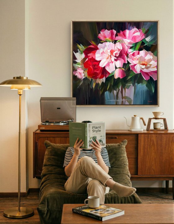 Blush and carmine rhapsody