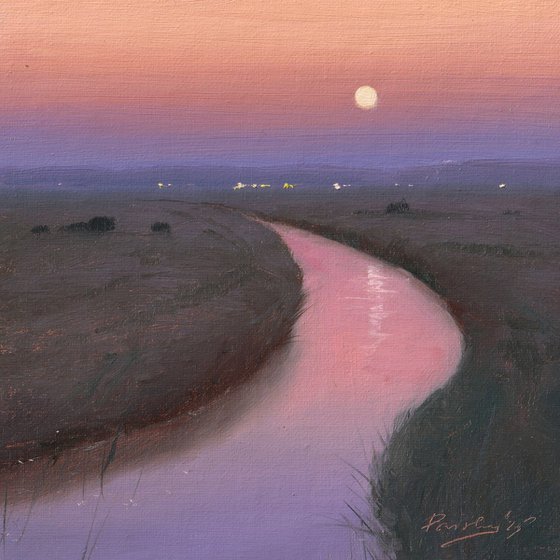 Violet Hues Landscape