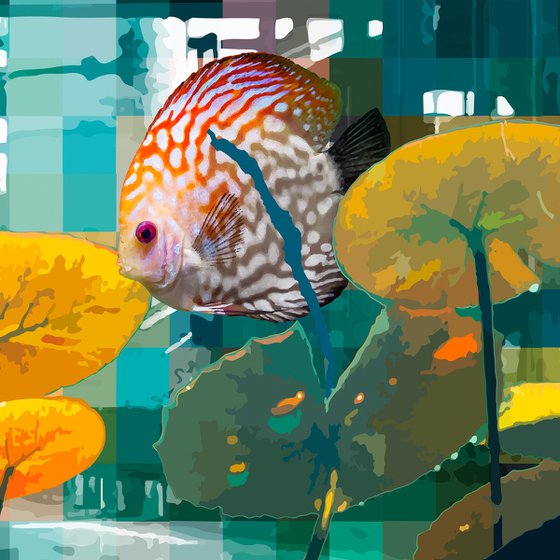 NAUTILUS | ORIGINAL DIGITAL PAINTING GICLÉE ON CANVAS, EDITION OF 7 PIECES