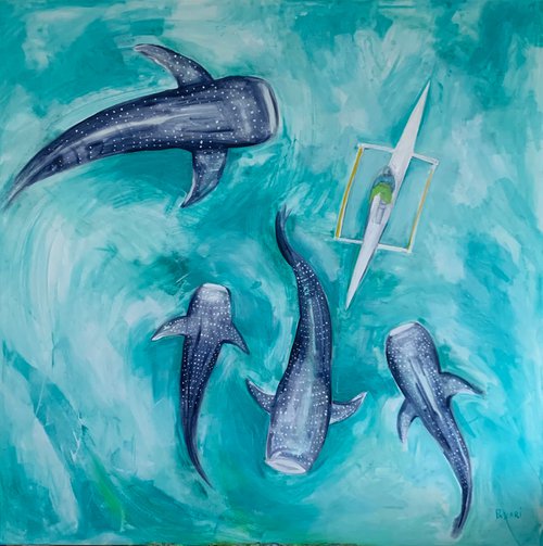 Fish White Shark by Olga Pascari