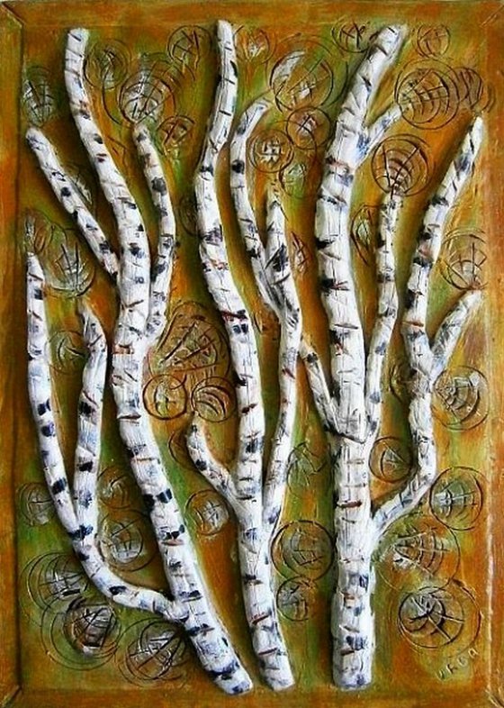 Birch - relief ..