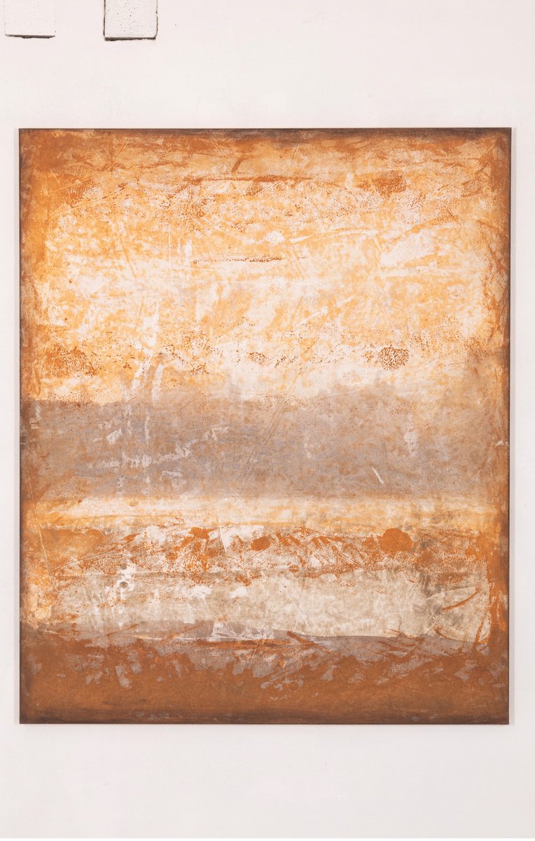 Abstract Acrylic Painting By Rokas Berziunas, 47 X 57", No. 25-46, Original Artwork