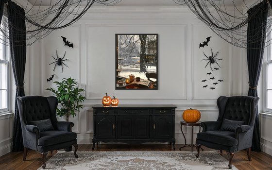 Snowfall by the Window