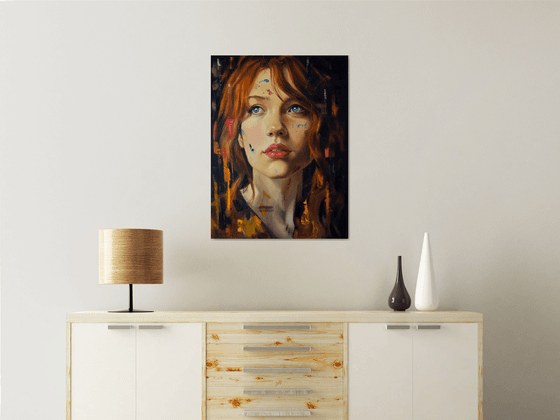 Contemporary woman portrait