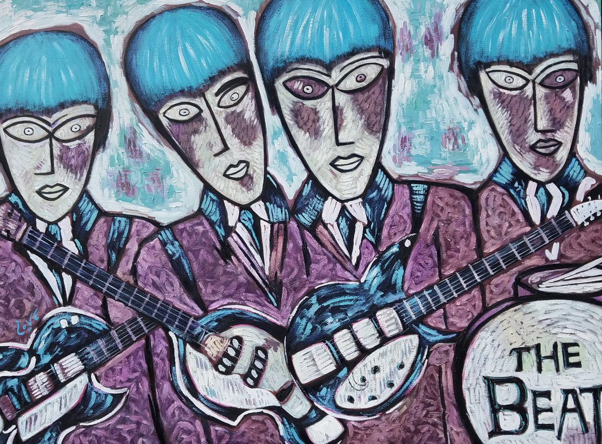 The Beatles by Van Gogh by Justin Love