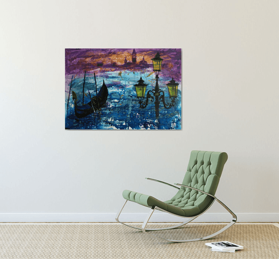 In a dream and in reality... Venice I /  ORIGINAL PAINTING