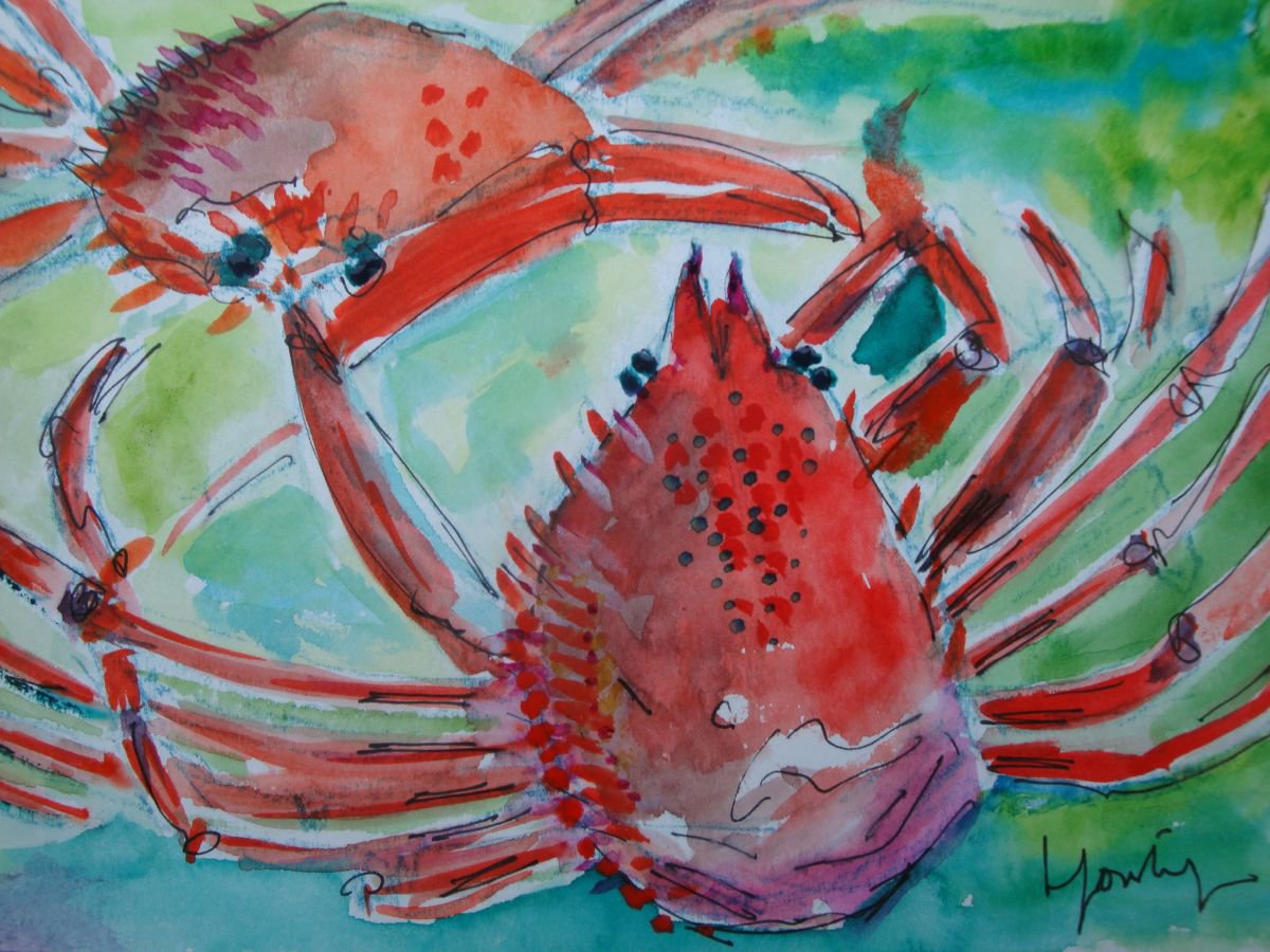 Kidding crabs by Marie-France OOSTERHOF PGE