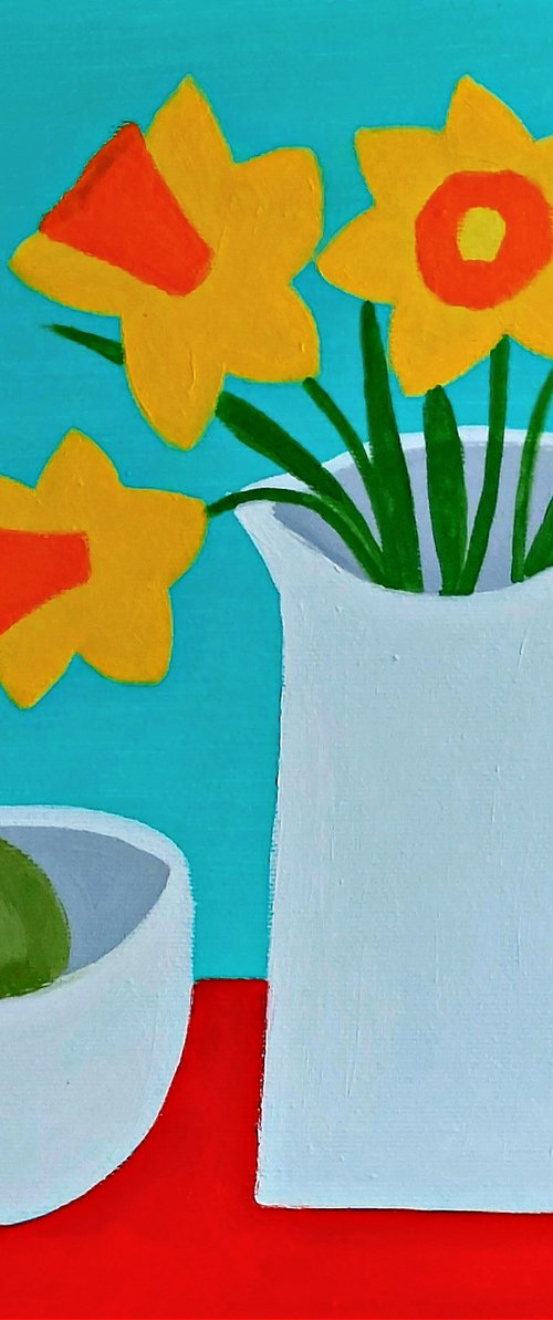 Still Life with Daffodils II by Jan Rippingham