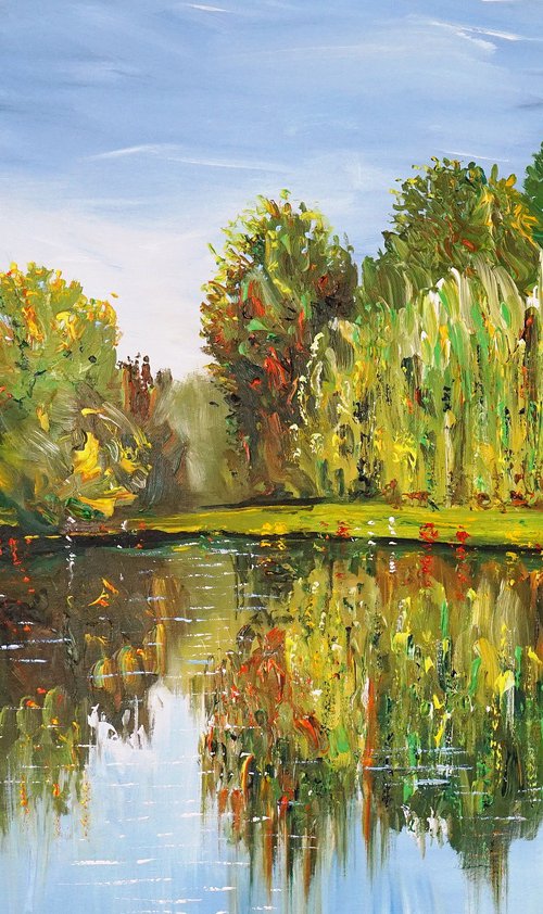 Romantic Summer Lake A 1 by Peter Nottrott