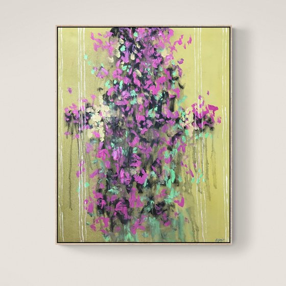 Abstract flower field