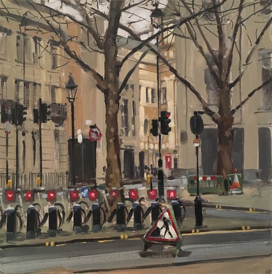 Cockspur Street Roadworks