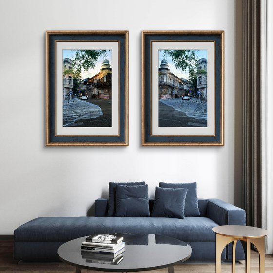 Collage Cityscape&Sand