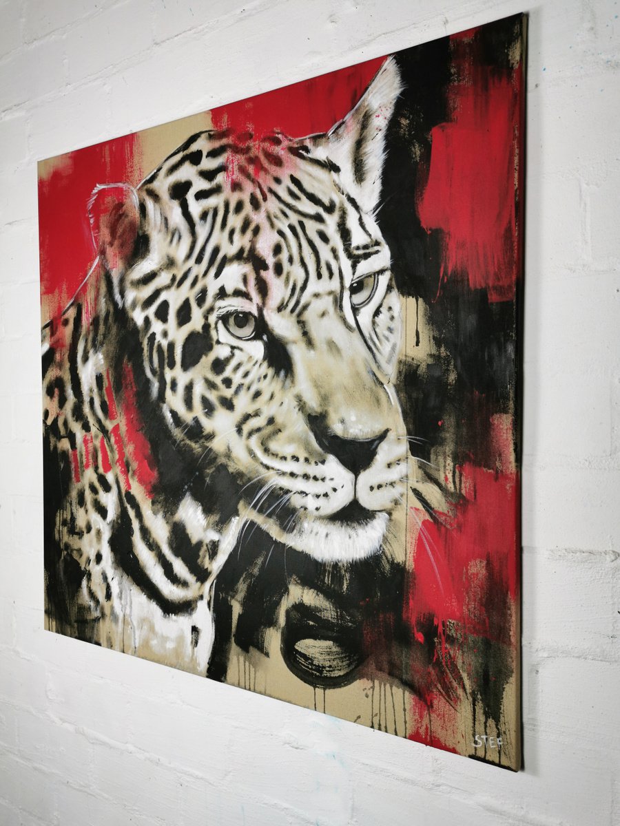 Big Cat - LEOPARD #3 by Stefanie Rogge