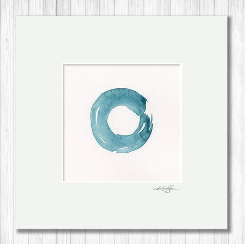 Enso Serenity 79 - Enso Abstract painting by Kathy Morton Stanion by Kathy Morton Stanion